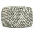 thumbnail image 3 of Simpli Home Beatrix 18 inch Wide Boho Pouf in Multicolor PET Polyester, Assembled, 3 of 7