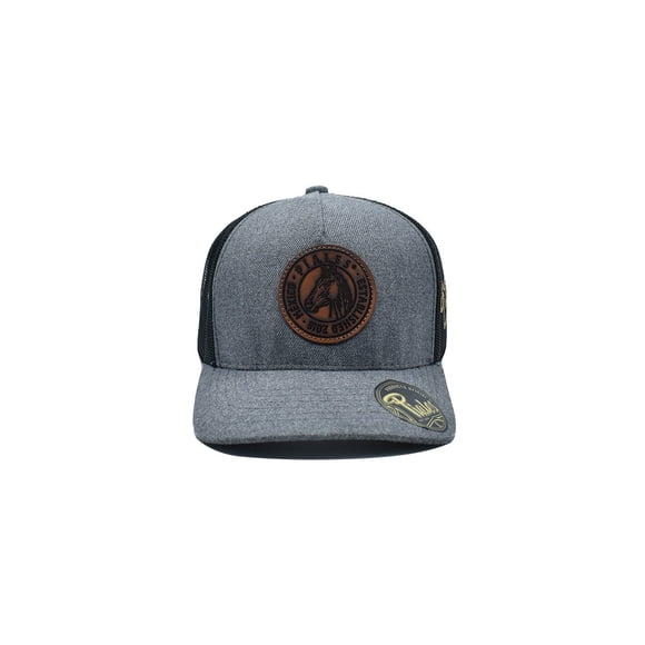 GORRA PIALES EL CUACO GRIS/ NEGRO UNITALLA