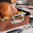 thumbnail image 2 of Nordic Ware Extra Large Copper Roaster with Rack, 2 of 4