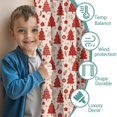 thumbnail image 3 of Blackout Kids Curtains,Red Christmas Tree Pattern Childrens Insulated Curtains Set Of 2,Bedroom Essentials,Toddler Room Decor 52"x63", 3 of 5