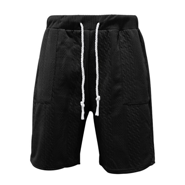 Pantalones cortos ligeros con cintura elástica para hombre: informales, verano, deportes al aire libre, secado rápido