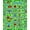 Green, Pattern 1, variant on ODIKA 4'x6' Machine Washable Non-Slip Area Rug, Personalized Music Theme with Vinyl Record Graphics High Traffic Rug, Black, 69468