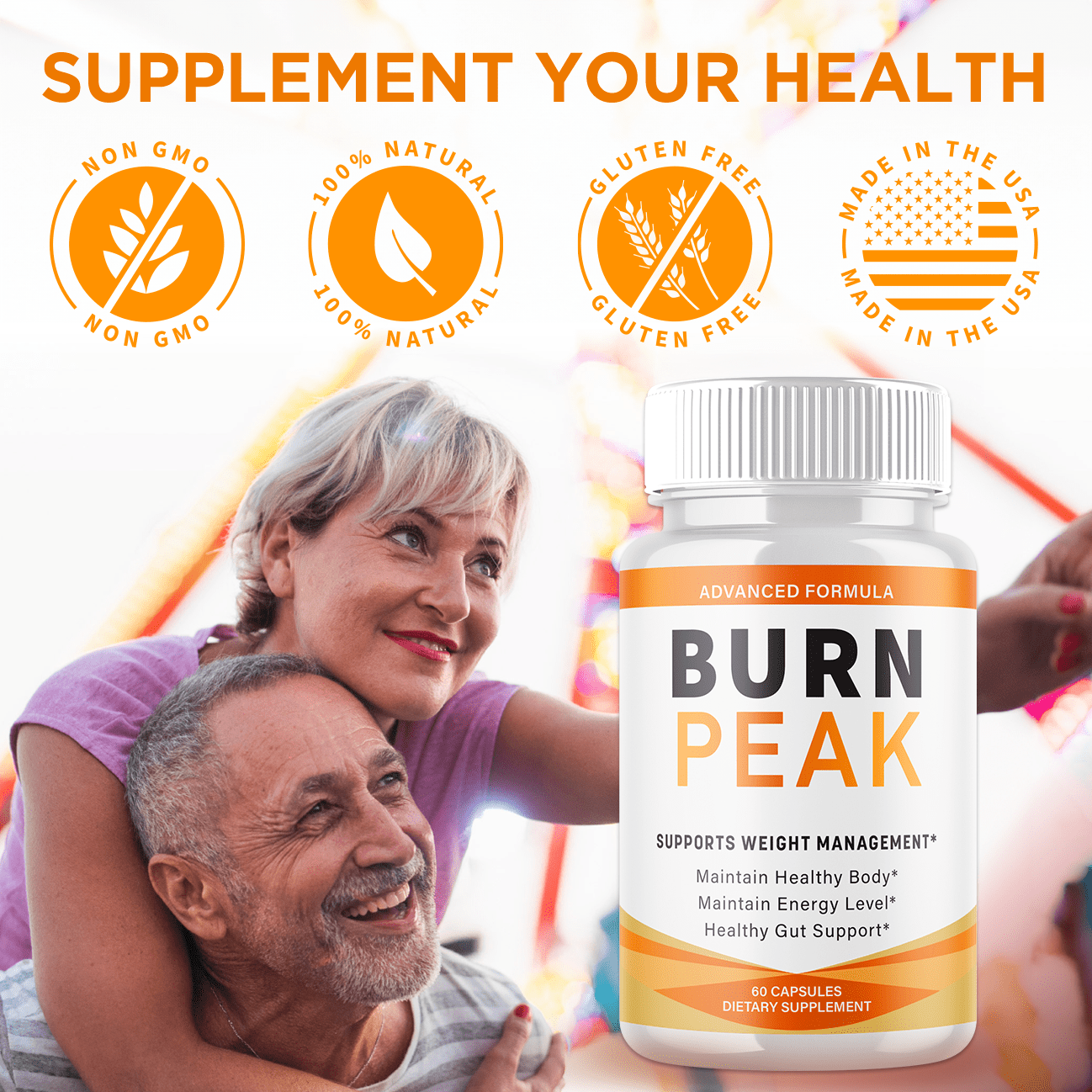 Burn Peak Advanced Formula Pills Supporting Energy and Healthy Lifestyle BurnPeak 300 Capsules