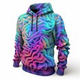 thumbnail image 2 of Sudadera con capucha de manga larga para hombre, sudaderas con capucha de otoño, ropa Harajuku colorida de gran tamaño Y2k, sudaderas de moda para hombres, jerséis, 2 of 4