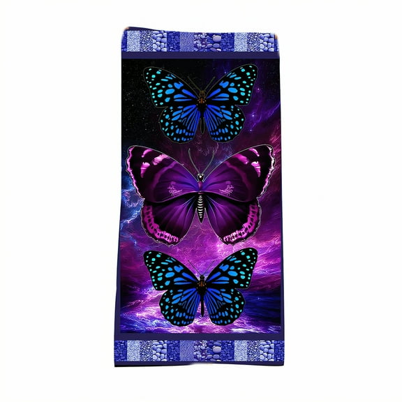 AUQ Beach Towels,Airy Light Build Beach Towels Oversized,Lightweight Microfiber Quick Dry Beach Towel,Style1,35"x71"