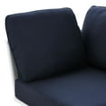 thumbnail image 2 of Modway Chaise d'Angle de Patio Extérieur en Aluminium, Blanc et Bleu Marine, 2 of 7