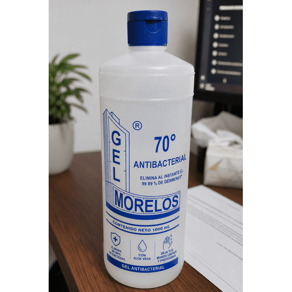 Gel antibacterial Morelos 1 lt.