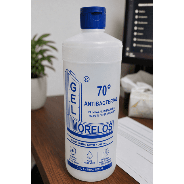 Gel antibacterial Morelos 1 lt.