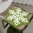 thumbnail image 5 of LSLJS Christmas Rug Multiple Color Snow Shaped Non-Shedding Low Pile Mat Christmas Rugs Living, Bedroom, Children's Room Decor Super Strong Christmas Decorations 16x16" Area Rug, Rug Washable, 5 of 5