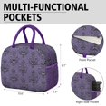 thumbnail image 6 of Lunch Bag Lunch Box for Women Reusable Insulated Lunch Bags,Water-Resistant Gothic Cooler Lunch Tote Bag, Large Capacity for Work Travel Picnic, 6 of 6