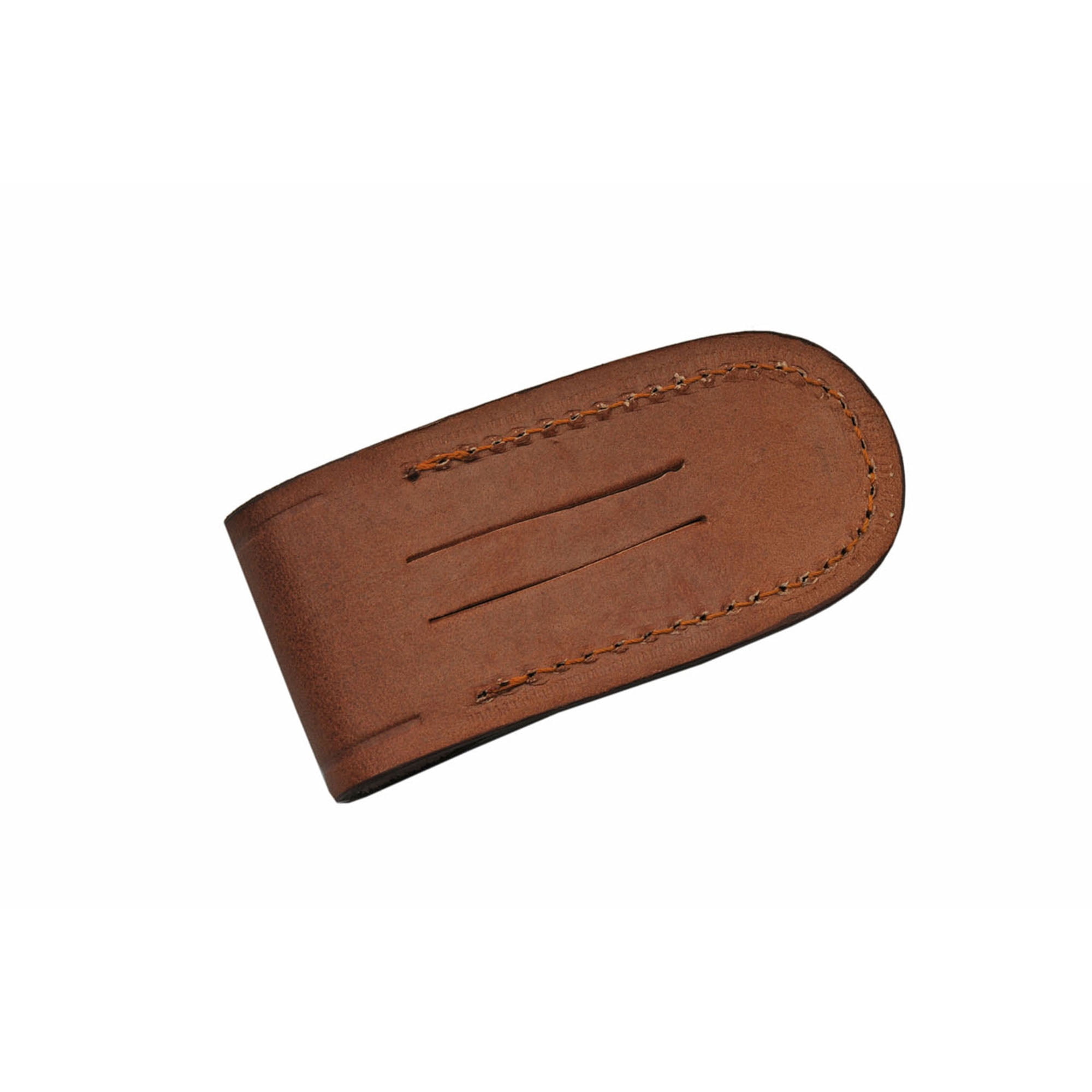 SANZ 3.75 Inch Wooden Lockback Folding Utility Knife Damascus Pattern Blade Wood Handle with Leather Sheath