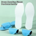 thumbnail image 2 of 1 Pair Sports Insole Shock-absorption Soft Texture Emulsion Sweat Absorbing Fitness Deodorant Insoles Daily Use, 2 of 7
