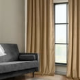 thumbnail image 4 of HPD Half Price Drapes Spiced Rum Heritage Plush Velvet Room Darkening Curtains for Bedroom & Living Room Curtains (1 Panel), Window Curtains 84 inches long, Rod Pocket Curtains & Drapes, 50W X 84L, 4 of 12