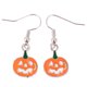 thumbnail image 1 of 1 juego de 4 pares de pendientes de Halloween tallados huecos Pendientes de calavera Pendientes de calavera tallada Accesorios de Halloween (calabaza), 1 of 8