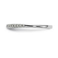 thumbnail image 3 of Solid 14K White Gold Complete Diamond Cluster Engagement Wedding Ring Size 8 (.108 cttw.), 3 of 8