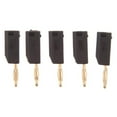 thumbnail image 2 of Conector de Prueba Tipo Banana perfecl chapado en oro 5 Piezas 2mm negro, 2 of 7