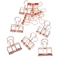 thumbnail image 3 of 10Pcs Binder Clips Metal Binder Paper Clamps Office Document Clips for Paperwork, 3 of 8