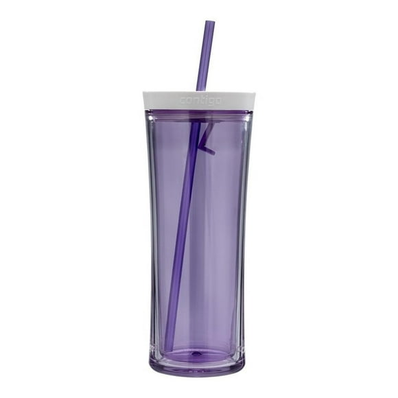 Vaso Shake Go 20 Oz Autoclose Doble Pared Con Popote Contigo multicolor 1 Contigo Shake Go