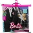 Barbie Ken Doll Fashion Set, Groom Tuxedo, Puppy, Wedding Outfit