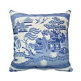 thumbnail image 1 of QIFEIHA Blue Willow Pillowcase Cushion Cover Two Sides Printing Size 18x18 inch, 1 of 2