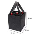 thumbnail image 3 of Bolsas de comestibles reutilizables para viajes, camping, regalo perfecto para amantes del vino., 3 of 5