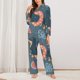 thumbnail image 2 of Balery Watermelons Dachshunds Conjunto de Pijama con Estampado para Mujer, Conjunto de Dos Piezas con Manga Larga, Ropa de Dormir Suave con Bolsillos, Pijamas Cómodos-Medium, 2 of 7