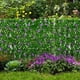 thumbnail image 4 of Valla De Madera Con Hojas Valla De Jardín Retráctil Decoración Artificial Para Paredes De Jardines Y Patios 1 Unidad, 4 of 7
