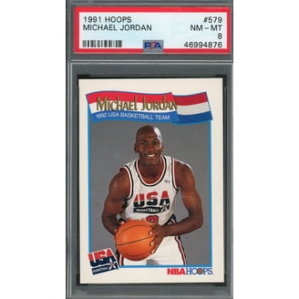 Michael Jordan Team USA Dream Team 1991 Hoops Basketball Card #579