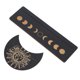 thumbnail image 2 of 2 Piezas Soporte de Cartas de Tarot de Madera Soporte en Forma de Luna y Base de Soporte de Exhibición de Cartas de Tarot de Madera Rectángulo Negro Tipo B, 2 of 10