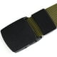 thumbnail image 3 of Cinturón militar de lona ajustable para hombre, cinturón táctico para exteriores con hebilla de plástico (verde oliva), 3 of 3