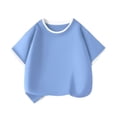 thumbnail image 3 of Bovxnpu Girls Short Sleeve T Shirts Kids Summer Tops Solid Cotton T Shirt For Kids Tees, 3 of 7