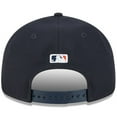 thumbnail image 4 of Men's New Era Navy Houston Astros Baseball Hall of Fame Retro Crown 9FIFTY Adjustable Hat, 4 of 5