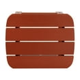 thumbnail image 6 of Flash Furniture Charlestown All-Weather Poly Resin Wood Adirondack Side Table in Red, 6 of 9