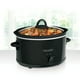 thumbnail image 2 of Crock-Pot - Olla de cocción lenta manual redonda de 3 cuartos de galón, Manual, Negro, 3.78 litros, 1, 2 of 3