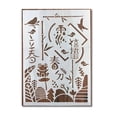 thumbnail image 2 of Children Painting Stencil Decorative Stamping Template Season Elements Convenient DIY Coloring Tools Embossing Stencils for Cake Cards Spring, 2 of 8
