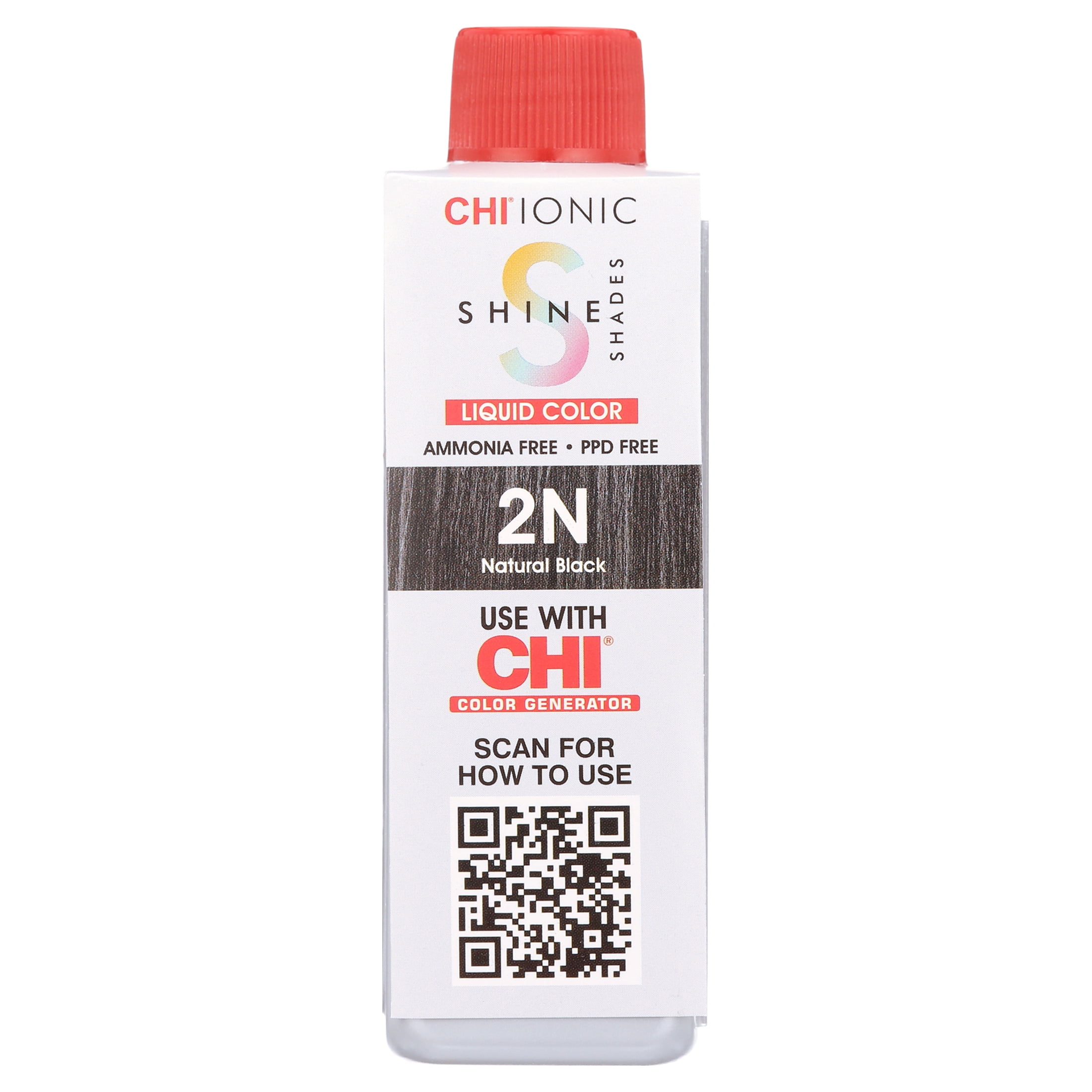 CHI Ionic Shine Shades Liquid Hair Color - 2N Natural Black 3 oz