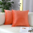 thumbnail image 1 of Cterwk - Juego de 2 fundas de cojín de terciopelo para sala de estar y dormitorio, decorativas, de color liso, para sofá, sillón o silla, 40,6 x 40,6 cm, 1 of 8