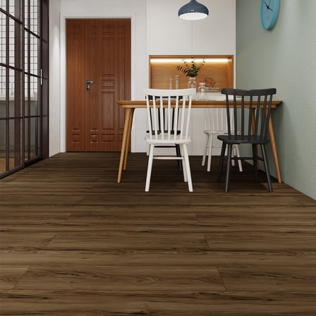 48"x7.2" SPC Composite Flooring; 12 Planks/Box (28.68 sq. ft/Box); 5mm Thick with 1mm IXPE Backing; 12 mil Wear Layer; Ultra-Quiet and Slip-Resistant