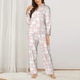 thumbnail image 2 of Naloa Swan1 Pajamas for Women Set, Womens Pajama Sets, Lounge Sets for Women, 2pjs for Women-X-Large, 2 of 7