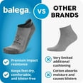 thumbnail image 3 of Balega Hidden Comfort Performance No Show Athletic Running Socks for Men and Women (3-Pack) medium, 3 of 8