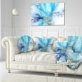 thumbnail image 3 of Designart Christmas Fireworks Light Blue - Abstract Throw Pillow - 12x20, 3 of 5