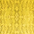 thumbnail image 1 of Ahgly Company Indoor Square Solid Yellow Modern Area Rugs, 7' Square, 1 of 4