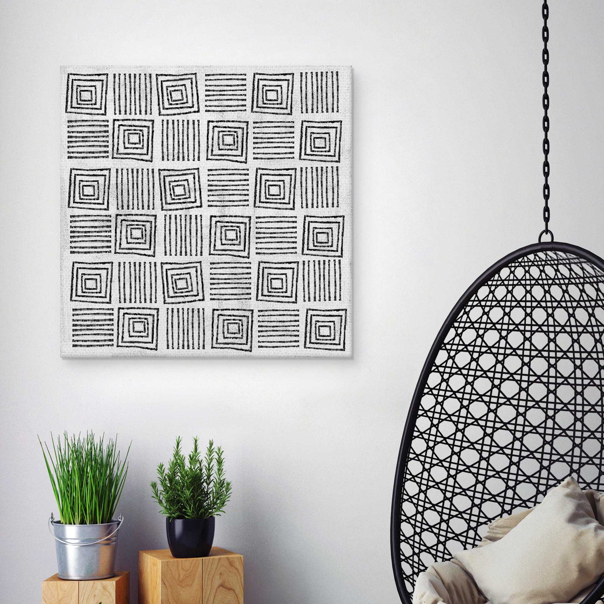 Masterpiece Art Gallery Mudcloth Patterns II Tribal by Studio Arts Canvas Art Print