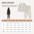 thumbnail image 4 of Honeii African Animals Print Women's Pajama Sets Long Sleeve Button Down Sleepwear Nightwear Soft Pjs Lounge Sets 2PCS-Medium, 4 of 7