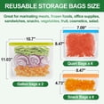 thumbnail image 3 of Reusable Silicone Bageezer Individual Pack BPA ee f, 3 of 5