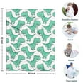 thumbnail image 4 of LightGreen Cartoon Dinosaurs Pattern Blanket,Comfortable Soft Lamb Wool Throw Blanket,All Season,Warm Lightweight Blankets for Sofa Bed Couch Living Room Chair,30"x40", 4 of 4