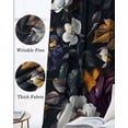 thumbnail image 3 of Pastoral Floral Kitchen Curtains Botanical Spring Meadow Blooms Cafe Short Curtains for Bathroom Blackout Window Curtain Grommet Small Window Treatment Tier Drapes for Bedroom Living Room 42"x45"x2, 3 of 9