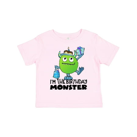 

Inktastic I m the Birthday Monster- Green Gift Toddler Boy or Toddler Girl T-Shirt