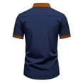 thumbnail image 4 of Goodtrade8 with Pockets T Shirts for Men Summer Short Sleeve Dress Button Down Mens Shirts Business, 4 of 9