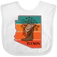 thumbnail image 3 of Inktastic Tucson Arizona Vintage Girls Baby Bib, 3 of 4